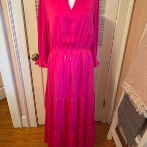 Elegant Pink Maxi Dress